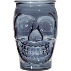 Набор из 6-ти стаканов для коктейлей "Череп", 0,45 л, D78 мм, H127 мм, синий, San Miguel