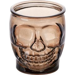 Набор из 6-ти стаканов для коктейлей "Череп", 0,4 л, D89 мм, H102 мм, коричневый, San Miguel
