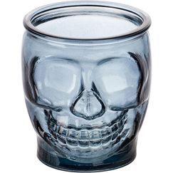 Набор из 6-ти стаканов для коктейлей "Череп", 0,4 л, D89 мм, H102 мм, синий, San Miguel