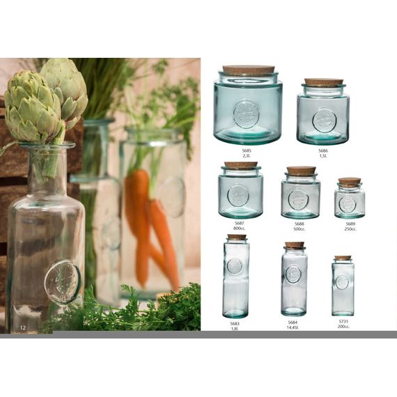 Бутылка с пробкой, 1 л, D98 мм, H280 мм, San Miguel, изображение 4