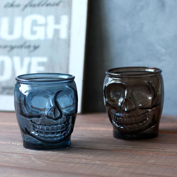 Набор из 6-ти стаканов для коктейлей "Череп", 0,4 л, D89 мм, H102 мм, коричневый, San Miguel, изображение 4