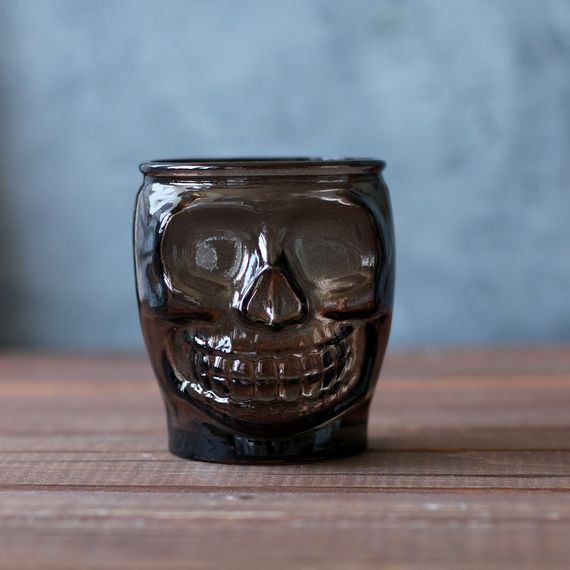 Набор из 6-ти стаканов для коктейлей "Череп", 0,4 л, D89 мм, H102 мм, коричневый, San Miguel, изображение 3