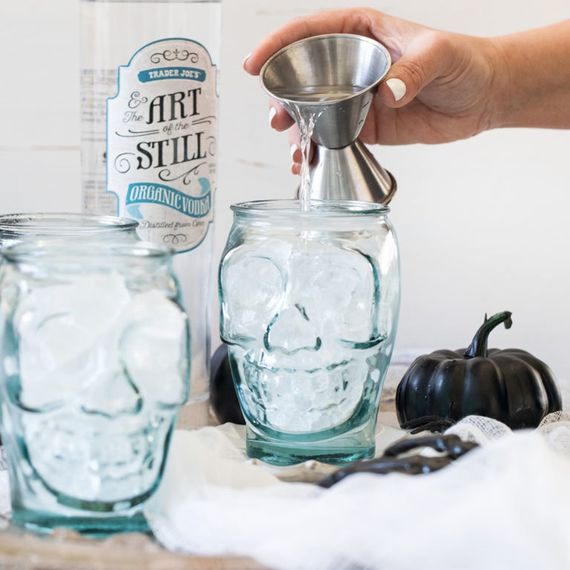 Набор из 6-ти стаканов для коктейлей "Череп", 0,45 л, D78 мм, H127 мм, San Miguel, изображение 2