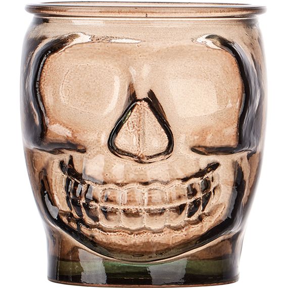 Набор из 6-ти стаканов для коктейлей "Череп", 0,4 л, D89 мм, H102 мм, коричневый, San Miguel, изображение 2