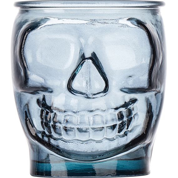 Набор из 6-ти стаканов для коктейлей "Череп", 0,4 л, D89 мм, H102 мм, синий, San Miguel, изображение 2