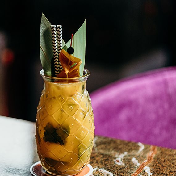Набор из 6-ти стаканов для коктейлей «Ананас», 0,7 л, D75 мм, H170 мм, San Miguel, изображение 8
