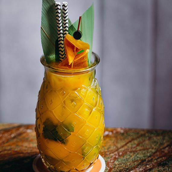 Набор из 6-ти стаканов для коктейлей «Ананас», 0,7 л, D75 мм, H170 мм, San Miguel, изображение 12