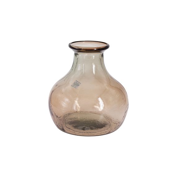 Ваза Peach Cream, коричневая, 21 см, SAN MIGUEL