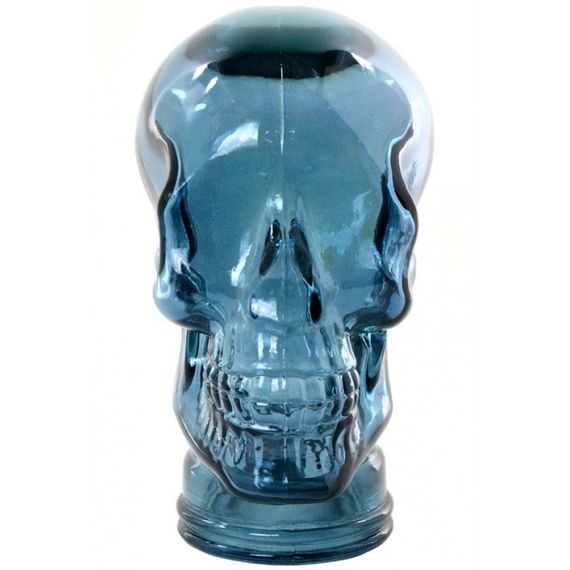 Декор для стола «Череп», H300 мм, синий, San Miguel, изображение 2
