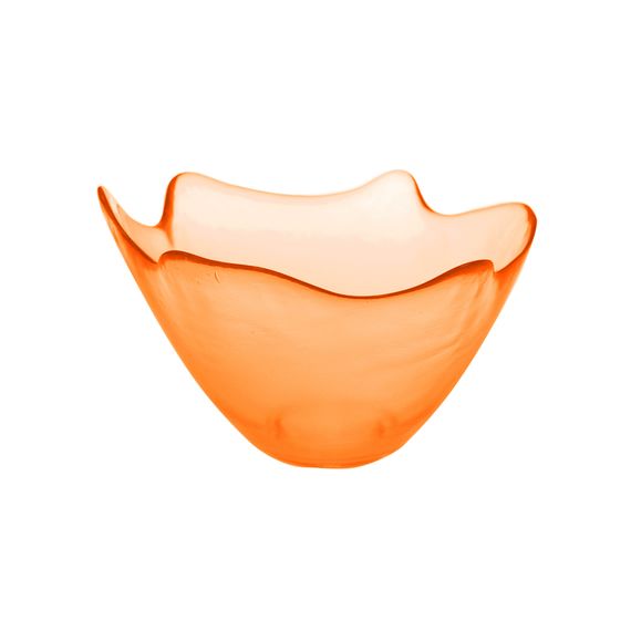 Ваза, 20х12 см Feston, оранжевая, San Miguel