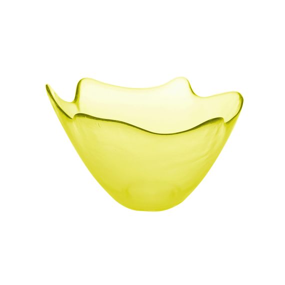 Ваза, 20х12 см Feston, светло-желтая, San Miguel