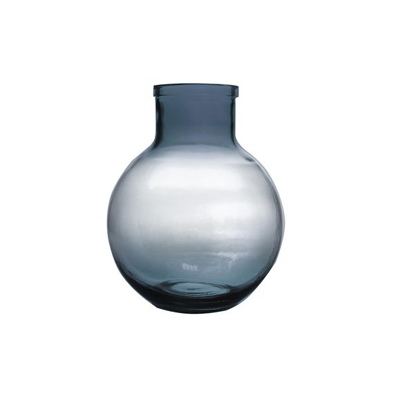 Ваза для цветов, 31 см Aran, синяя с градиентом, San Miguel