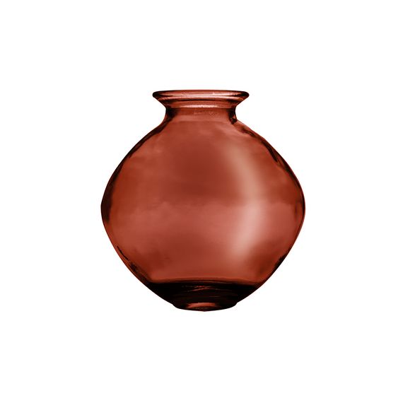 Ваза для цветов, 26 см Neon, красно-коричневая, San Miguel