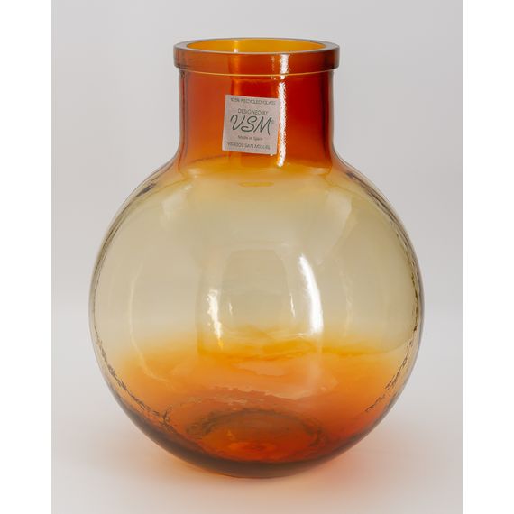 Ваза для цветов, 31 см Aran, оранжевая с градиентом, San Miguel, изображение 2