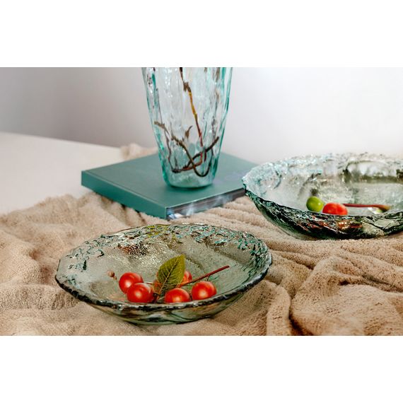 Блюдо, 31х6,5 см Pandora, круглое, мятый эффект, San Miguel, изображение 2