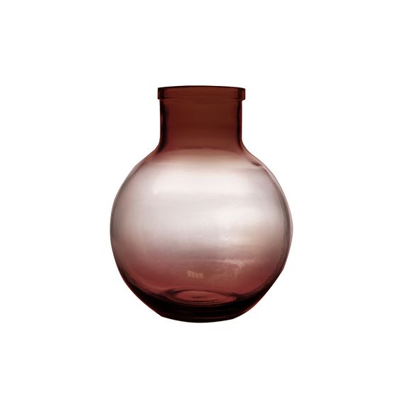 Ваза для цветов, 31 см Aran, красно-коричневая с градиентом, San Miguel