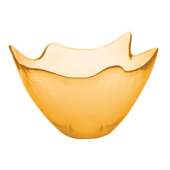 Ваза, 30х18 см Feston, янтарная, San Miguel