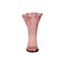 Ваза для цветов, 30 см Artesania, розовая, волнистый край, San Miguel